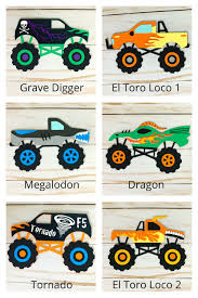 Monster Jam Truck Birthday Party Decorations Monster Truck Party Decorations Monster Jam Birthday Monster Trucks