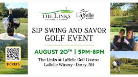 Swing, Sip and Savor Golf Event