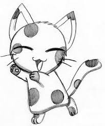 Dessin Kawaii Manga Cat Art Cat Drawing Cartoon Cat Drawing