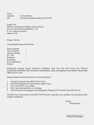Surat Rasmi Permohonan Pemindahan Kredit Rasmi Suf