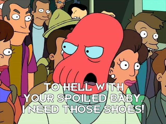 Baby needs a new pair of shoes! : r/futurama