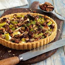 Vegane Lauchquiche Mit Nussen Rezept Rezepte Lebensmittel Essen Rezeptideen