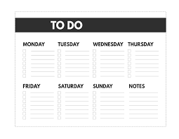 There are seven days in a week. Free Printable Weekly To Do List Paper Trail Design