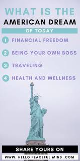 What Is The American Dream Of Today American Dream American Dream Quote Best Self