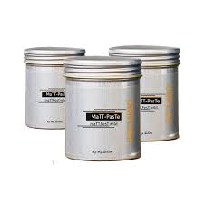 Strähnen können definiert werden, ohne das haar zu verkleben. Private Label Matt Paste Ihre Eigenmarke Muster Mein Friseurumhang