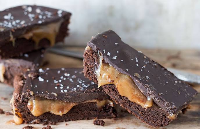 Gourmet Caramel Chocolate Bar Architecture, AI generated