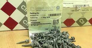 Untuk pemasangan atap spandek bisa menggunakan 2 ukuran sekrup yaitu sekrup roofing 12 x 50 mm dan sekrup roofing 12 x 70 mm. Portal Bajaringan Indonesia Baut Genteng Metal Simantap Kuat Murah Itw Cii