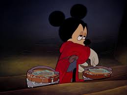 Sorcerers S Apprentice Mickey Fantasia 1940 Fantasia Disney Disney Films Disney And Dreamworks