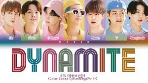 Eng Pt Br Bts Ë°©íƒ„ì†Œë…„ë‹¨ Dynamite Color Coded Lyrics Youtube