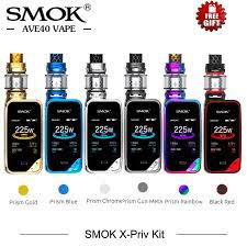 Now adjust the wattage power using the up and down keys until you find your sweet spot. Electronic Cigarette Vaporizer Smok X Priv Kit 8ml Tfv12 Prince Tank Vape 225w X Priv Mod Smok Vape Kit Vs G Priv 2 E Cigarette Cartly Shop