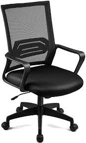 They must be comfortable and stylish as well. Amazon Com Comhoma Office Chair Ergonomic Desk Chair Mesh Computer Chair Mid Back Mesh Home Office Swivel Chair Modern Executive Chair With Armrests Lumbar Support Black Kitchen Dining