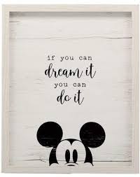 Mickey Mouse Dream It Framed Wall Decor Walmart Com Open Road Brands Mickey Mouse Dream It Framed W In 2020 Disney Wandkunst Mickey Mouse Kunst Disney Dekorationen