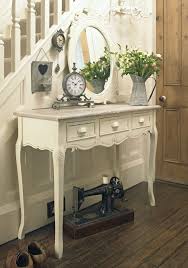 Console Dressing Table Shabby Country Chic Vintage French 3 Drawer Hall Deco Maison Deco Salon Decoration Interieur Maison