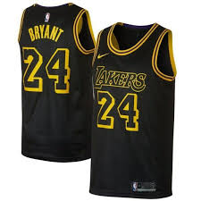 Authentic Black And Yellow Lakers Jersey Pin On Hoodies