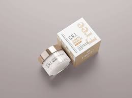 Free Cosmetic Glass Jar With Packaging Box Mockup Psd Good Mockups In 2020 Box Mockup Box Packaging Glass Jars