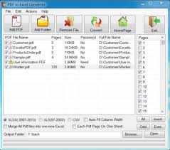Free Pdf To Excel Converter Download