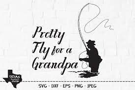 Download Pretty Fly For A Grandpa Svg Cut File Grandpa Shirt Design 368593 Svgs Design Bundles