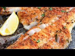 A Simple And Quick Recipe For Fresh Cod Fish Recipe The Amazing Recipe Is Ready From Start To Finish In Under 20 Mi Cod Fillet Recipes Filet Recipes Baked Cod