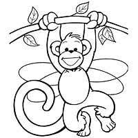 Lots Of Kid Friendly Ideas Monkey Coloring Pages Animal Coloring Pages Free Coloring Pages