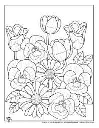Online dia de los muertos coloring pages gkhlz. Spring Adult Coloring Pages Woo Jr Kids Activities