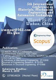 Mmeat2019 Mechanical Engineering Technology Engineering