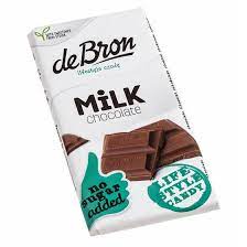 De Bron Milk Chocolate Without Added Sugars Sweetened With Sweeteners