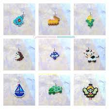 Brick Stitch Charms Beading Patterns Beaded Jewelry Patterns Seed Bead Patterns