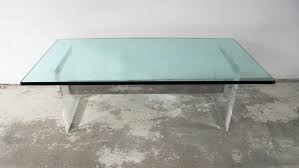 W 102 cm / d 102 cm / h 38 cm w 40.1 / d 40.1 / h 14.9 vintage hollywood regency coffee table with lucite legs and glass top in the style of pierre vandel. Vintage Lucite Chrome Coffee Table With Glass Top By Wrightfindsinmcm From Wright Finds In Mcm Of Dedham Ma Attic