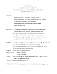 Beberapa orang pelajar telah memperdengarkan bacaan mereka bagi memriahkan majlis ini. Kertas Kerja Majlis Khatam Quran By Salmah Issuu