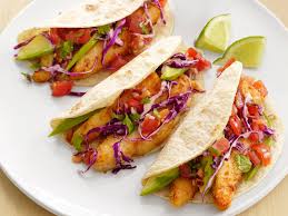 Baja Fish Tacos Recipe Food Network Recipes Baja Fish Tacos Fish Tacos Recipe