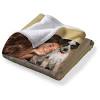 Cozy and warm mink sherpa throw great cuddle equipment for movie night on the sofa. 1