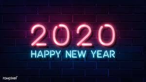 Download Premium Vector Of Neon Pink Happy New Year 2020 Wallpaper Vector In 2020 Happy New Year Pictures Happy New Year Wallpaper Happy New Year