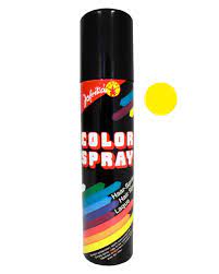 Apply temporary hair color spray to dry, styled hair. Hair Spray Yellow Hair Dye Hairspray Coloured Hair Lacquer Karneval Universe