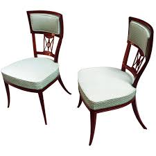 Pair Of First Rate Biedermeier Clismos Chairs 1stdibs Com Chair Modern Side Chairs Side Chairs