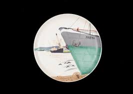 Bonhams : Ann Read for Poole 'Freya' a Limited Edition Plate, circa 1955