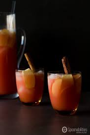 Serve this at your next holiday party or any time of year. Caramel Apple Cider Vodka Punch Cocktail Drink Spoonabilities