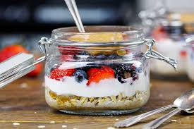 Bananas, cinnamon, coconut milk, and coconut chips. Protein Overnight Oats The Perfect Protein Packed Breakfast