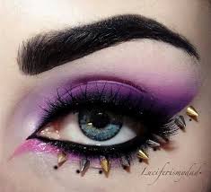 Purple Punk I I Dramatic Eye Makeup Punk Makeup Purple Eye Makeup