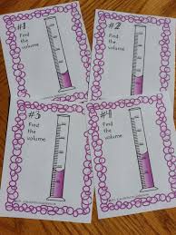Graduated Cylinders Measuring Liquid Volume Task Cards Increasing By 100 Set Task Cards Volume Worksheets Math Worksheets