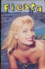 FIESTA December 1957 UK Pin-Up Digest LORRAINE BURNETTE Brigitte Bardot vv  -- Antique Price Guide Details Page