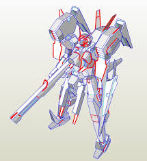 Super Robot Wars Valhawk Paper Craft Mypapercraft Net Super Robot Paper Crafts Crafts