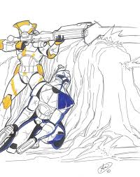 Star Wars Clone Trooper Coloring In 2020 Star Wars Art Star Wars Clone Wars Clone Wars Art