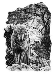 Owl And Wolf Wolf Sleeve Wolf Tattoos Wolf Spirit Animal