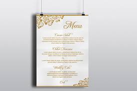 Have a look this very good mockup set to mockup template: Golden Wedding Menu Card Template Graphic By Sistecbd Creative Fabrica