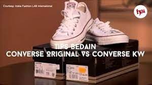 Cara membedakan converse asli dan palsu kaskus. Tips Bedain Converse Original Vs Converse Kw Youtube