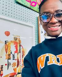 Repost from @awadiworld • Hey holiday shoppers! Buy some art, beautiful  original art! Visit Evanston Made Pop Up. 924 Davis Street, Evanston I have  a few original works here—check me out. 🤩