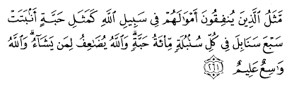 Select qari qari 1 qari 2 qari 3 qari 4. Tafsir Ibnu Katsir Surat Al Baqarah Ayat 261 Alqur Anmulia