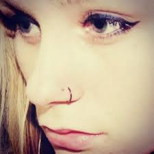 Pin By Lydia Shepperly On Tattoos Piercings Double Nose Piercing Nose Piercing Hoop Piercings