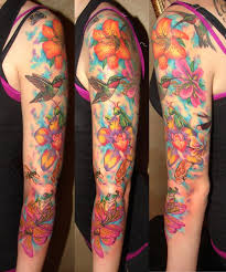 Half Sleeve Bird And Flower Tattoo Flower And Insect Sleeve Wip By Asussman On Deviantart Floral Tattoo Sleeve Sleeve Tattoos For Women Flower Tattoo Sleeve