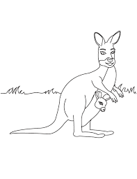 Llll➤ hundreds of printable kangaroo coloring pages and books. Kangaroo Coloring Pages Coloring Home
